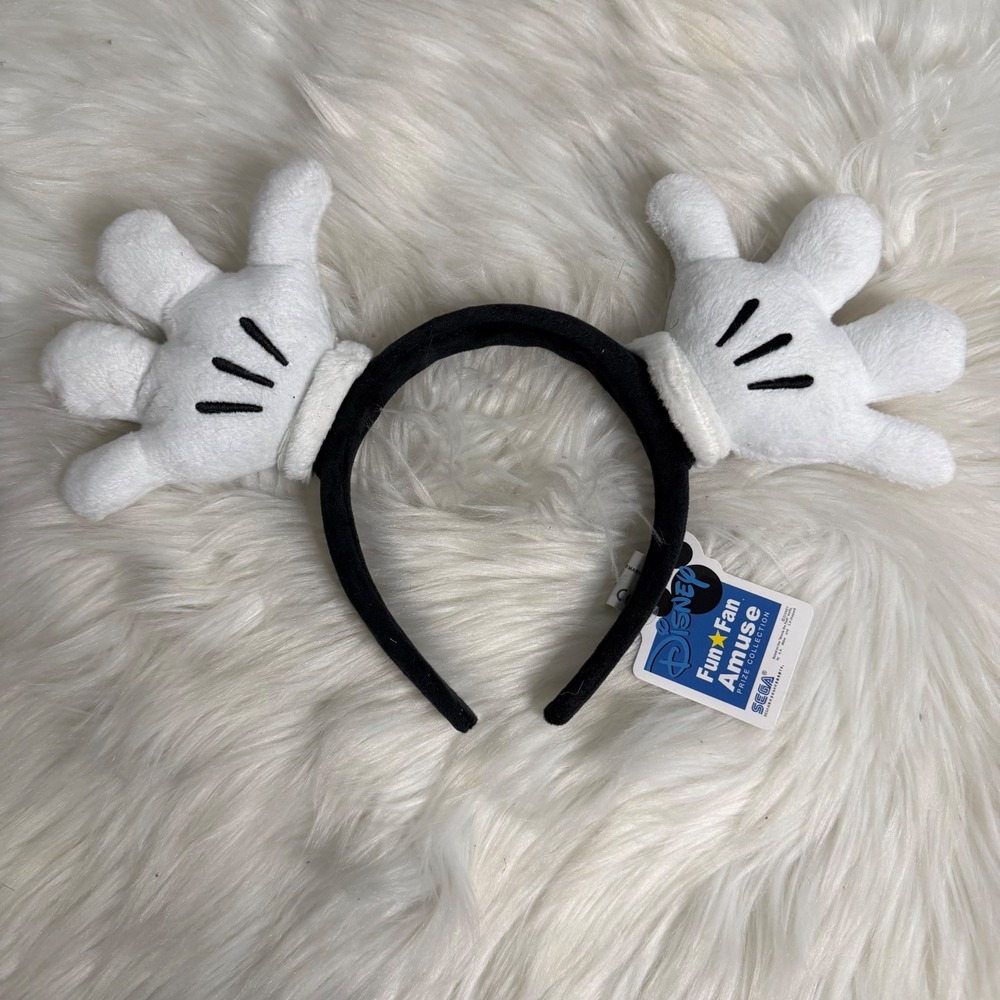 NWT - Disney Parks - Mickey Glove Hand Headband Cosplay Disneybound
